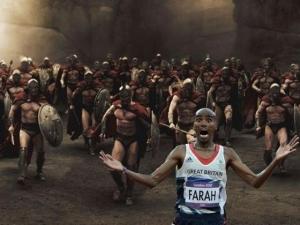 倫敦奧運會逃跑哥爆紅 法拉赫慘遭網友PS惡搞