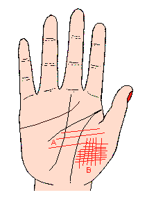 手相圖解之掌紋篇：其他紋線圖解