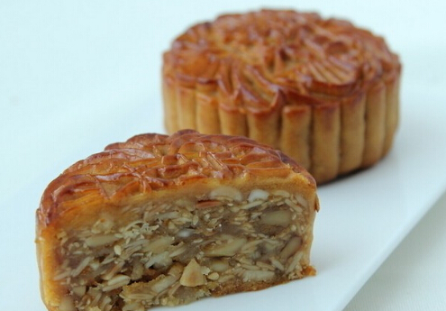 五仁咸肉月餅的做法-五仁咸肉月餅的介紹