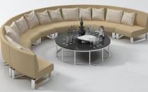 半圓形卡座沙發的特點是什么？